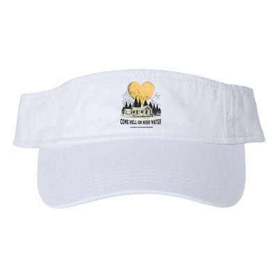 Appalachia Strong Come Hell Or High Water Mountain Valucap Bio-Washed Visor