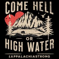 Appalachia Strong Come Hell Or High Water Mountain Impact Tech Backpack