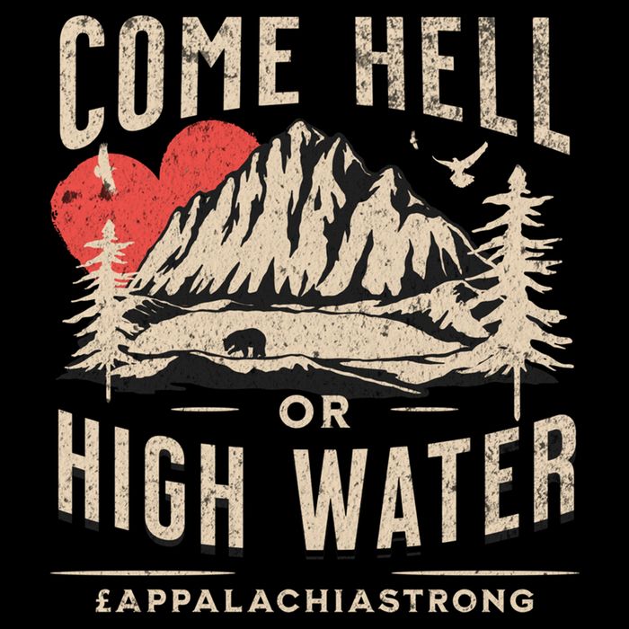Appalachia Strong Come Hell Or High Water Mountain Impact Tech Backpack