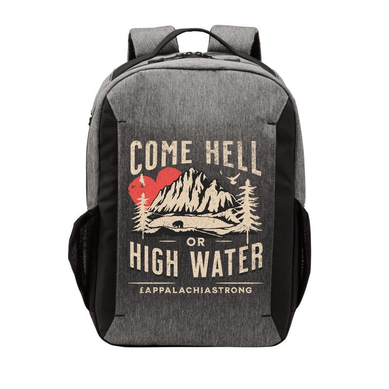 Appalachia Strong Come Hell Or High Water Mountain Vector Backpack