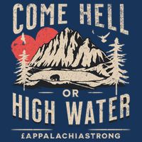Appalachia Strong Come Hell Or High Water Mountain 16 in Basic Backpack