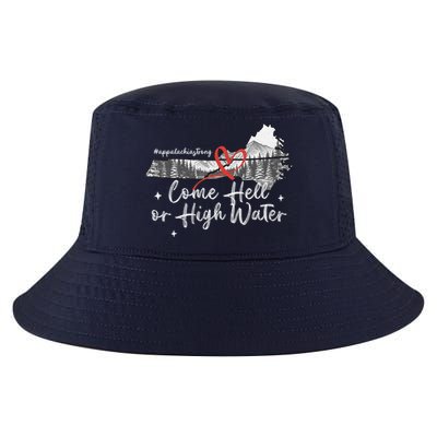 Appalachia Strong Come Hell Or High Water Mountain Cool Comfort Performance Bucket Hat