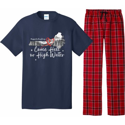 Appalachia Strong Come Hell Or High Water Mountain Pajama Set