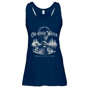 Appalachia Strong Come Hell Or High Water Mountain Ladies Essential Flowy Tank