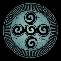 Aztec Symbol Creation Spiral Universe God Indians 7-Panel Snapback Hat