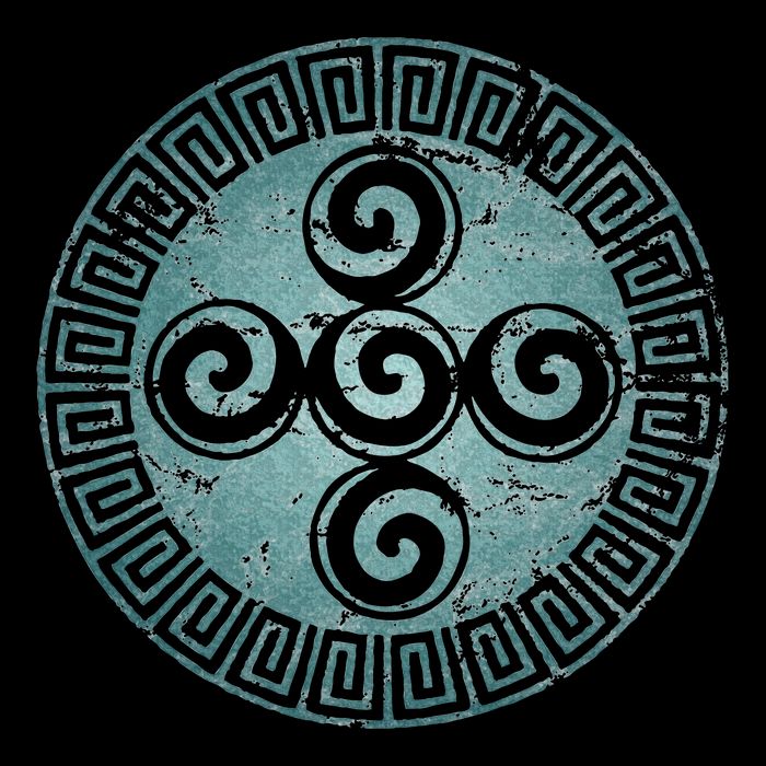Aztec Symbol Creation Spiral Universe God Indians 7-Panel Snapback Hat