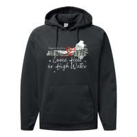 Appalachia Strong Come Hell Or High Water Mountain Performance Fleece Hoodie