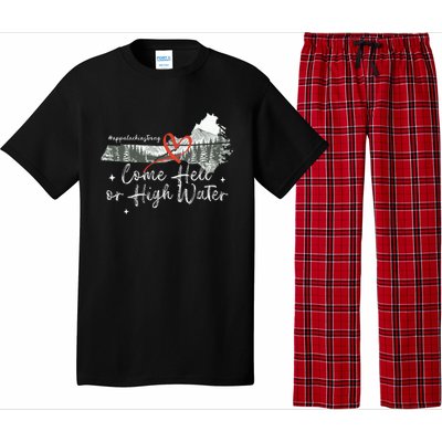 Appalachia Strong Come Hell Or High Water Mountain Pajama Set