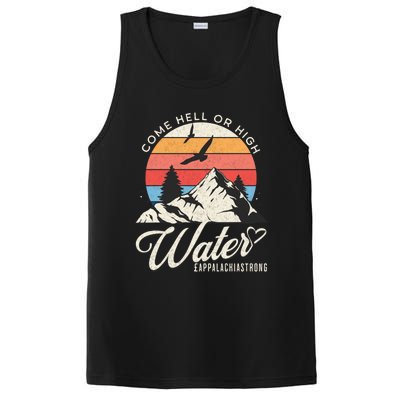 Appalachia Strong Come Hell Or High Water Mountain PosiCharge Competitor Tank