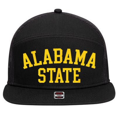 Alabama State Cool AL Alabamian Souvenir Men Women 7 Panel Mesh Trucker Snapback Hat