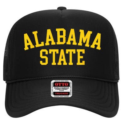 Alabama State Cool AL Alabamian Souvenir Men Women High Crown Mesh Back Trucker Hat