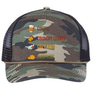 Autumn Season Celebration Collection Retro Rope Trucker Hat Cap