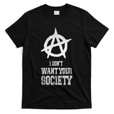 Anarchy Sign Chaos Punks Punk Rock Anarchy T-Shirt