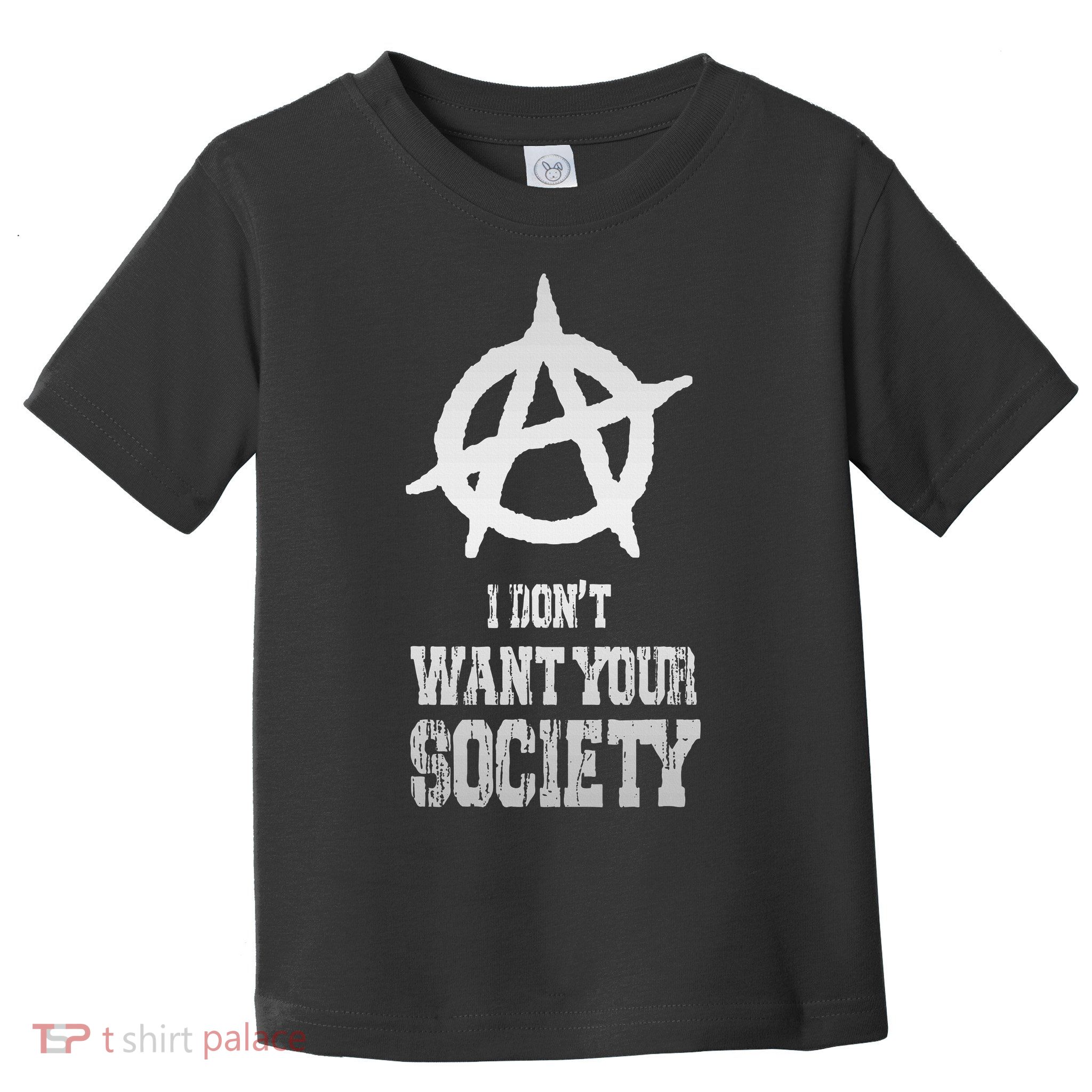 Anarchy Sign Chaos Punks Punk Rock Anarchy Toddler T-Shirt