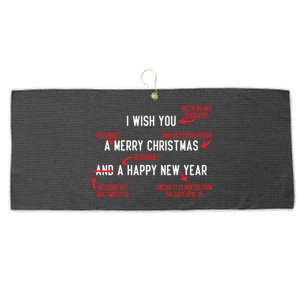 Attorney Santa Claus Merry Xmas Law Student Christmas Lawyer Meaningful Gift Large Microfiber Waffle Golf Towel