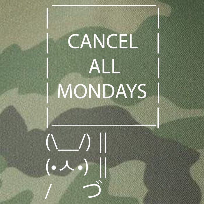 ASCII Bunny Cancel All Mondays Legacy Tie Dye Trucker Hat