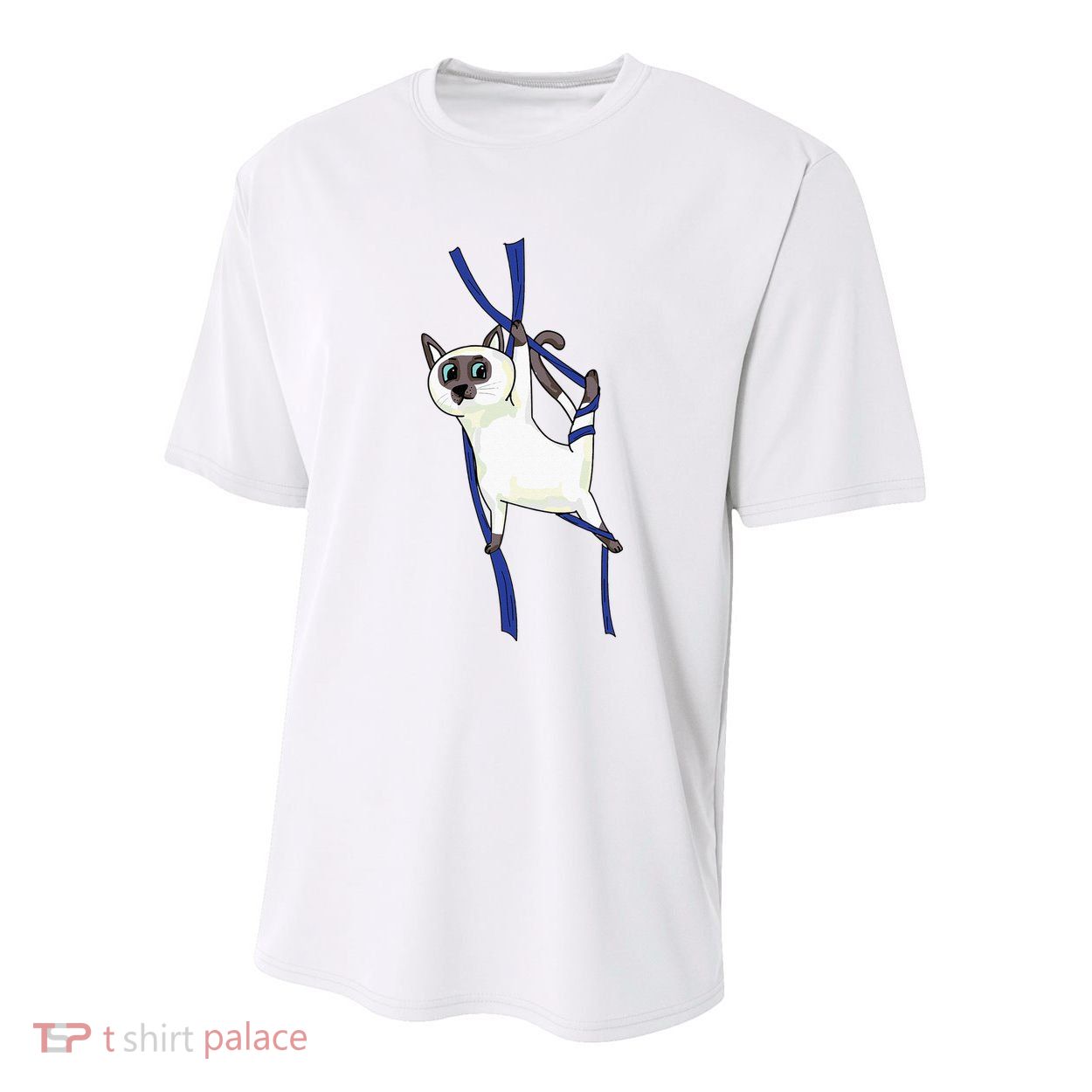 Aerial Silks Dancer Aerialist Air Yoga Acrobatics Cat Funny Youth Performance Sprint T-Shirt