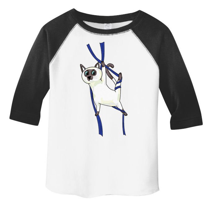 Aerial Silks Dancer Aerialist Air Yoga Acrobatics Cat Funny Toddler Fine Jersey T-Shirt