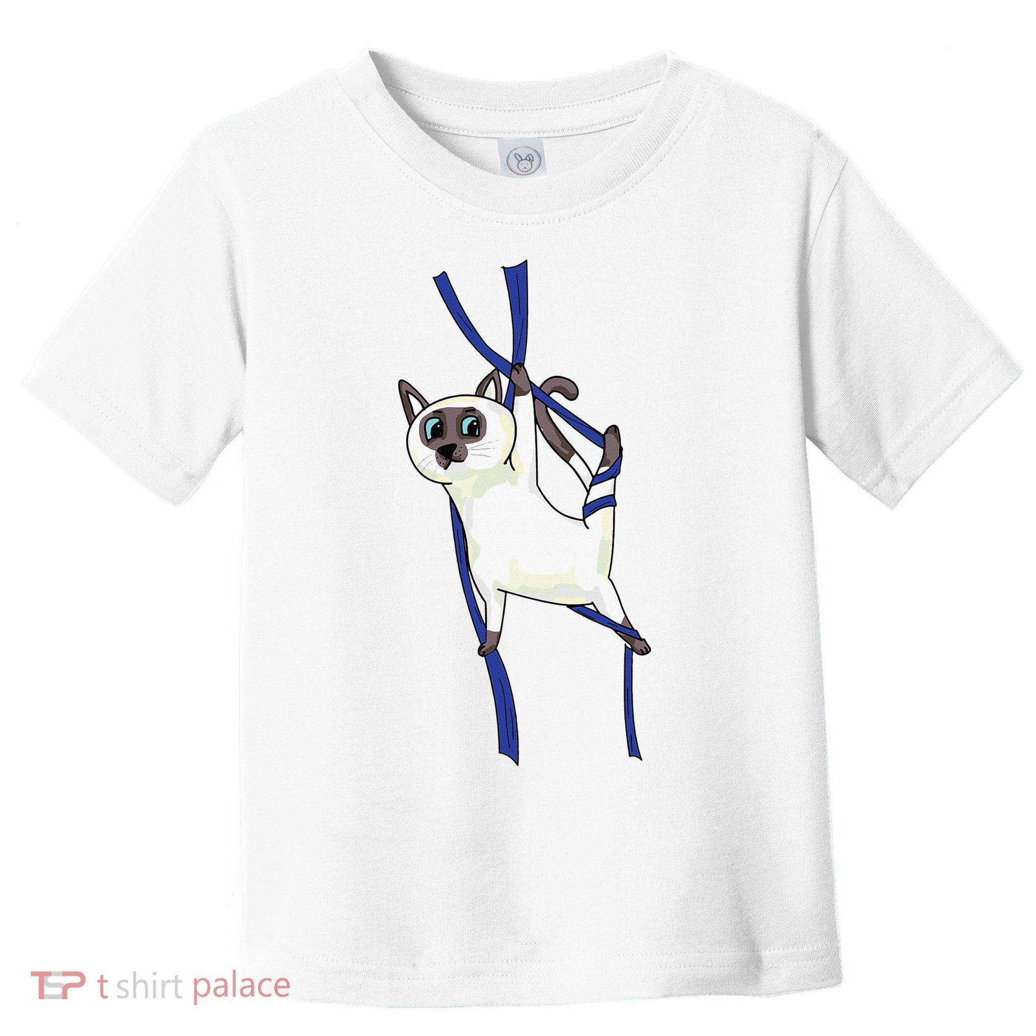 Aerial Silks Dancer Aerialist Air Yoga Acrobatics Cat Funny Toddler T-Shirt