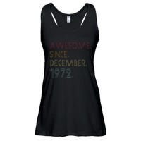 Awesome Since December 1972 50th Birthday Gift 50 Years Old Ladies Essential Flowy Tank