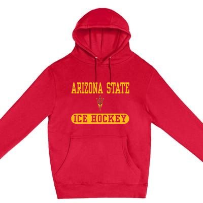 Arizona Sun Devils Ice Hockey Premium Pullover Hoodie