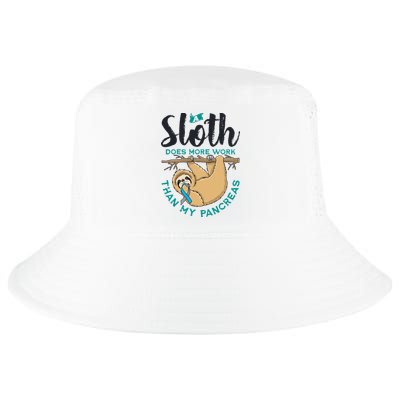 A Sloth Does More Work Than My Pancreas Type One Diabetes Cool Comfort Performance Bucket Hat