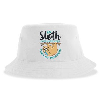 A Sloth Does More Work Than My Pancreas Type One Diabetes Sustainable Bucket Hat