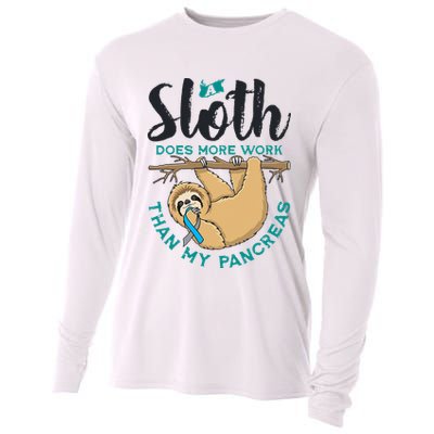 A Sloth Does More Work Than My Pancreas Type One Diabetes Cooling Performance Long Sleeve Crew
