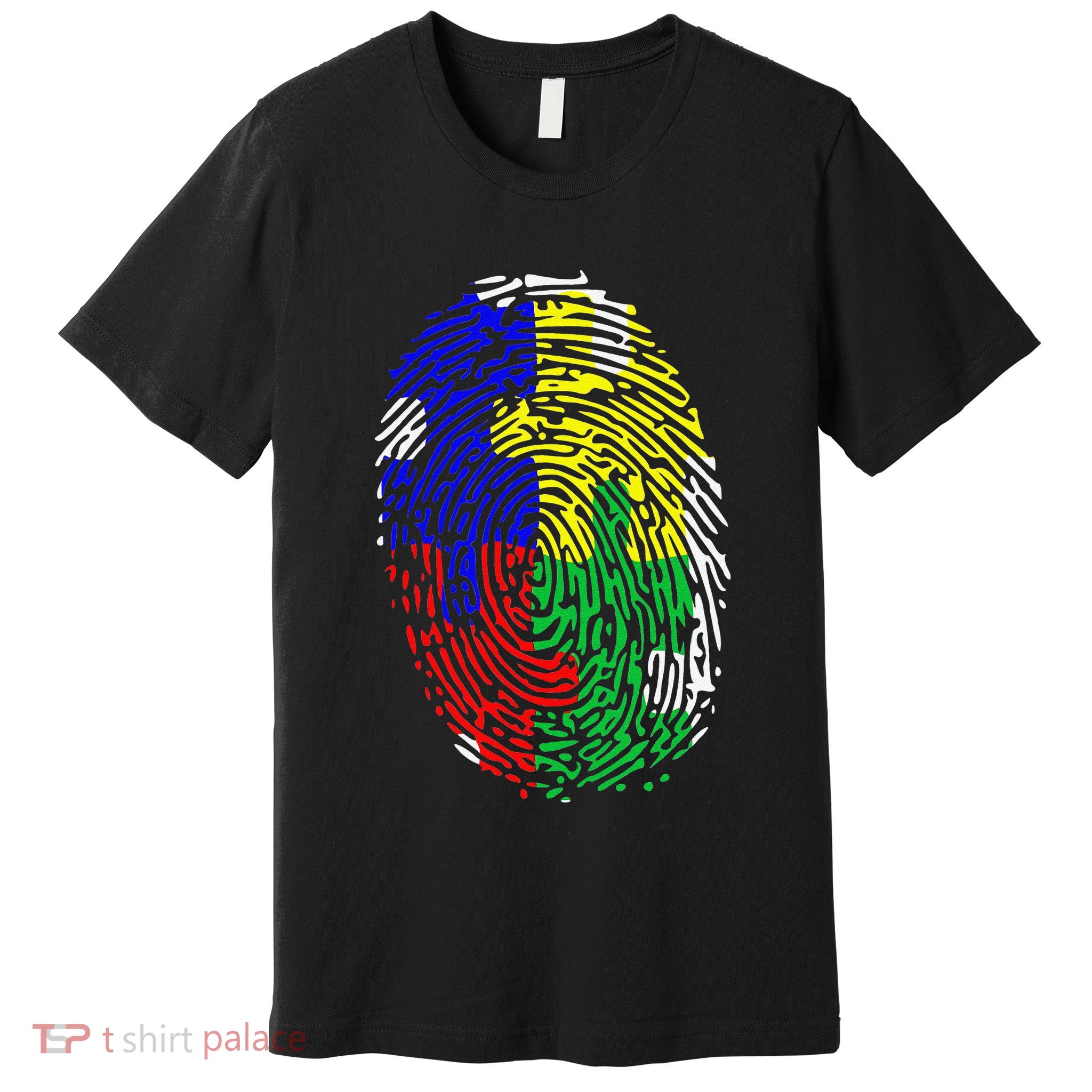 Autism Spectrum Disorder (ASD) Awareness Fingerprint Premium T-Shirt