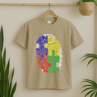 Autism Spectrum Disorder (ASD) Awareness Fingerprint T-Shirt
