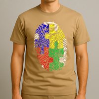 Autism Spectrum Disorder (ASD) Awareness Fingerprint T-Shirt
