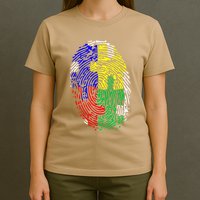 Autism Spectrum Disorder (ASD) Awareness Fingerprint T-Shirt