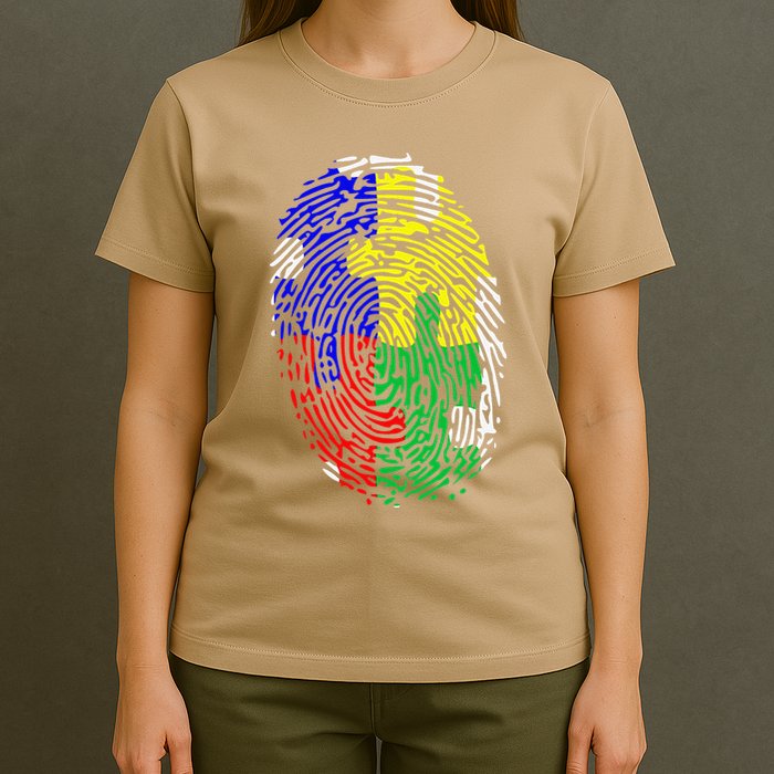 Autism Spectrum Disorder (ASD) Awareness Fingerprint T-Shirt