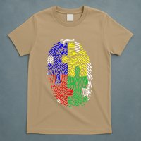 Autism Spectrum Disorder (ASD) Awareness Fingerprint T-Shirt