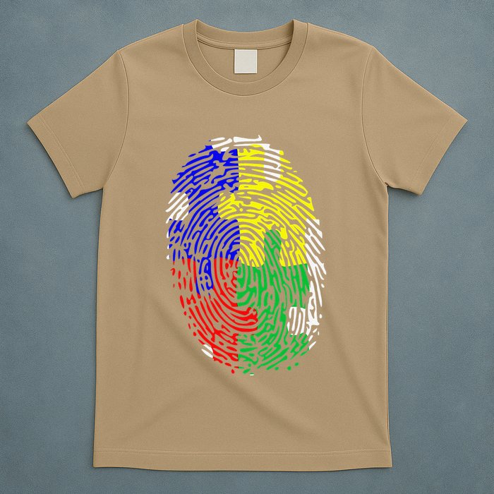 Autism Spectrum Disorder (ASD) Awareness Fingerprint T-Shirt