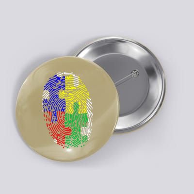 Autism Spectrum Disorder (ASD) Awareness Fingerprint Button