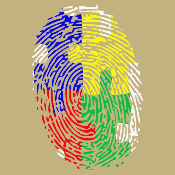 Autism Spectrum Disorder (ASD) Awareness Fingerprint Button