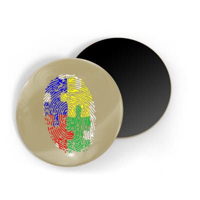 Autism Spectrum Disorder (ASD) Awareness Fingerprint Magnet