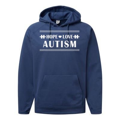 Autism Spectrum Disorder Awareness Month Walk Performance Fleece Hoodie