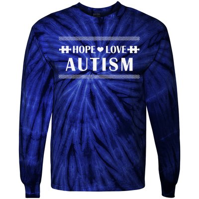 Autism Spectrum Disorder Awareness Month Walk Tie-Dye Long Sleeve Shirt