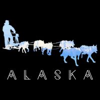 Alaska Sled Dogs Mushing Gift Sled Dog Team Snow Mountain Scene Gift City Backpack