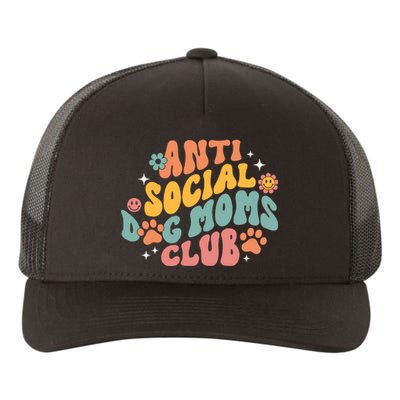 Anti Social Dog Moms Club Yupoong Adult 5-Panel Trucker Hat