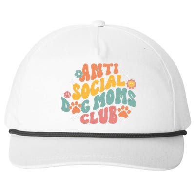 Anti Social Dog Moms Club Snapback Five-Panel Rope Hat