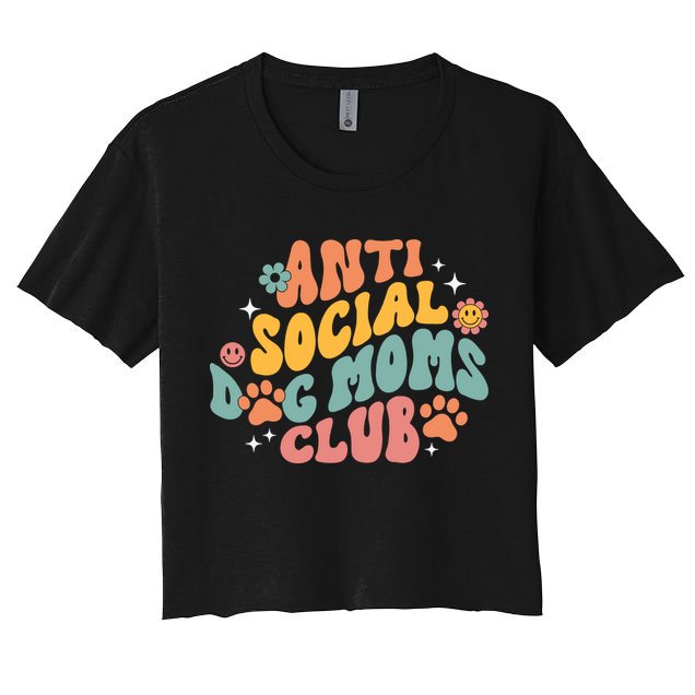 Anti Social Dog Moms Club Crop Top