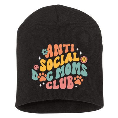 Anti Social Dog Moms Club Short Acrylic Beanie