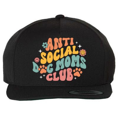 Anti Social Dog Moms Club Wool Snapback Cap