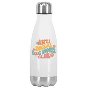 Anti Social Dog Moms Club Stainless Steel Insulated Water Bottle