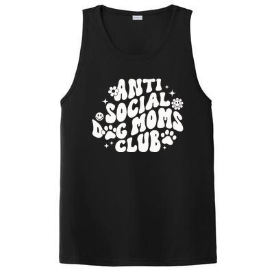 Anti Social Dog Moms Club Black PosiCharge Competitor Tank