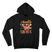 Auntie Saurus Dino Design For Aunt Relative Hoodie