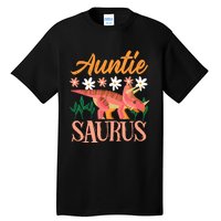 Auntie Saurus Dino Design For Aunt Relative Tall T-Shirt